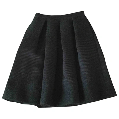 Pre-owned Piccione.piccione Mid-length Skirt In Black