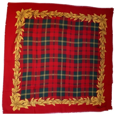 Pre-owned Blumarine Scarf In Red