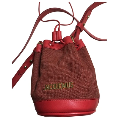 Pre-owned Jacquemus Red Cotton Handbags