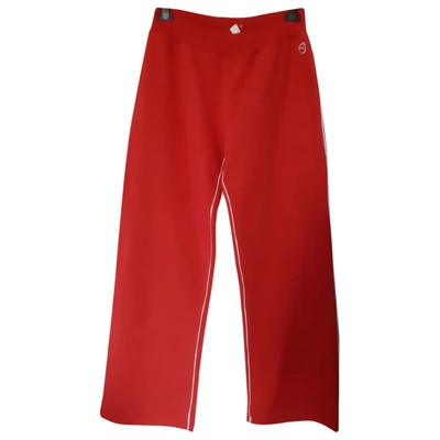 Pre-owned Puma Large Pants In Red