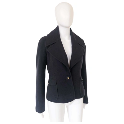 Pre-owned Givenchy Wool Jacket In Navy