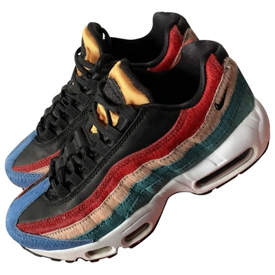 Pre-owned Nike Air Max 95 Leather Trainers In Other