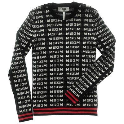 Pre-owned Msgm Knitwear In Black