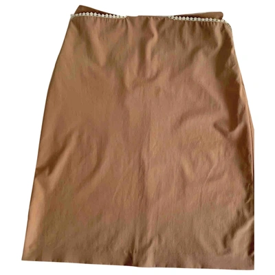 Pre-owned Blumarine Mid-length Skirt In Brown
