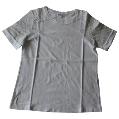 Pre-owned Claudie Pierlot White Cotton Top