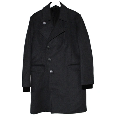 Pre-owned Givenchy Wool Coat In Grey