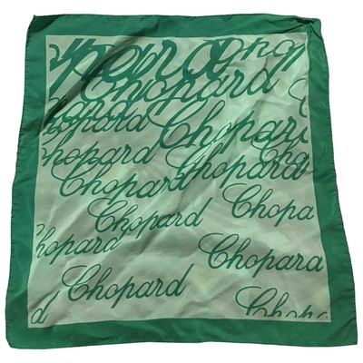 Pre-owned Chopard Silk Neckerchief In Green