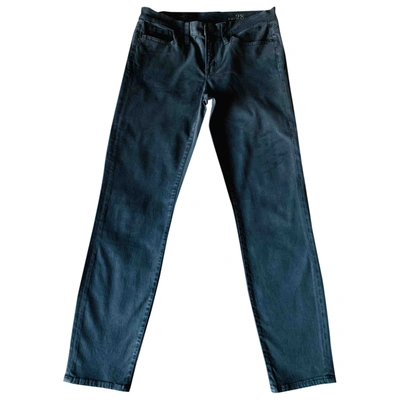 Pre-owned Jcrew Slim Trousers In Anthracite