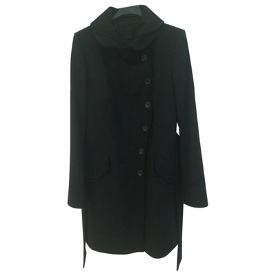 Pre-owned Pinko Coat In Black