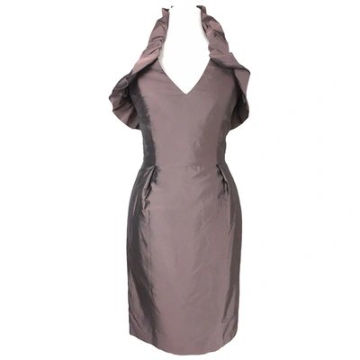 Pre-owned Reiss Mini Dress In Metallic