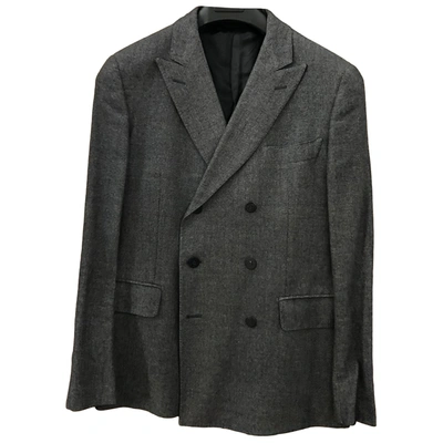 Pre-owned Tonello Wool Waistcoat In Grey