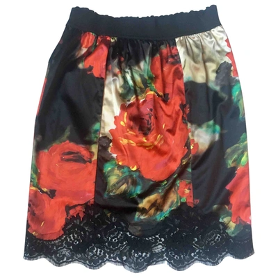 Pre-owned Dolce & Gabbana Silk Mid-length Skirt In Other