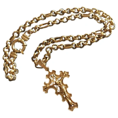 Pre-owned Dolce & Gabbana Necklace In Yellow