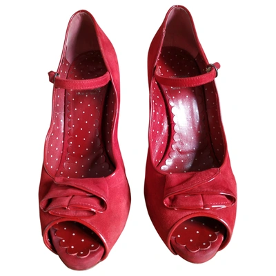 Pre-owned Moschino Cheap And Chic Heels In Red