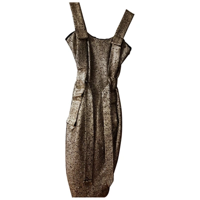 Pre-owned Vivienne Westwood Anglomania Mid-length Dress In Silver