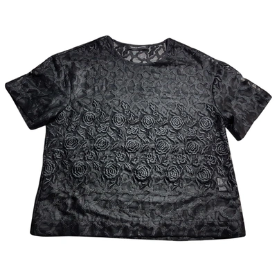 Pre-owned Ostwald Helgason Black Polyester Top