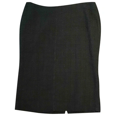Pre-owned Roberto Cavalli Wool Mid-length Skirt In Green