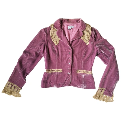 Pre-owned American Retro Jacket In Pink