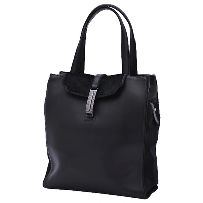 Pre-owned Baraboux Leather Handbag In Black