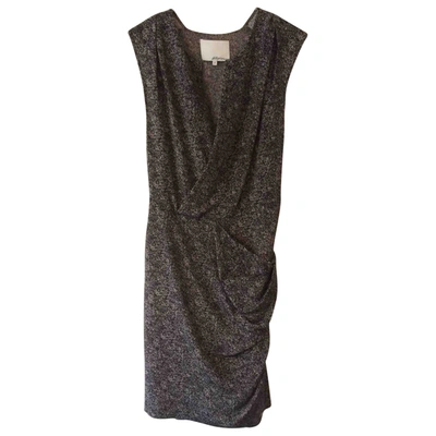 Pre-owned 3.1 Phillip Lim / フィリップ リム Silk Mid-length Dress In Anthracite
