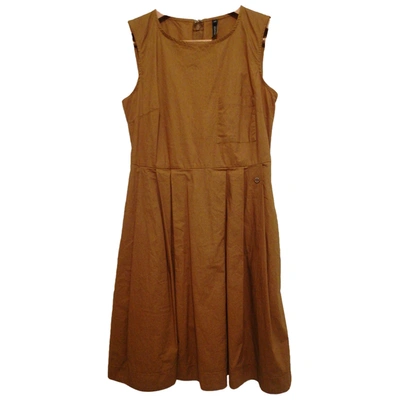 Pre-owned Woolrich Mini Dress In Brown