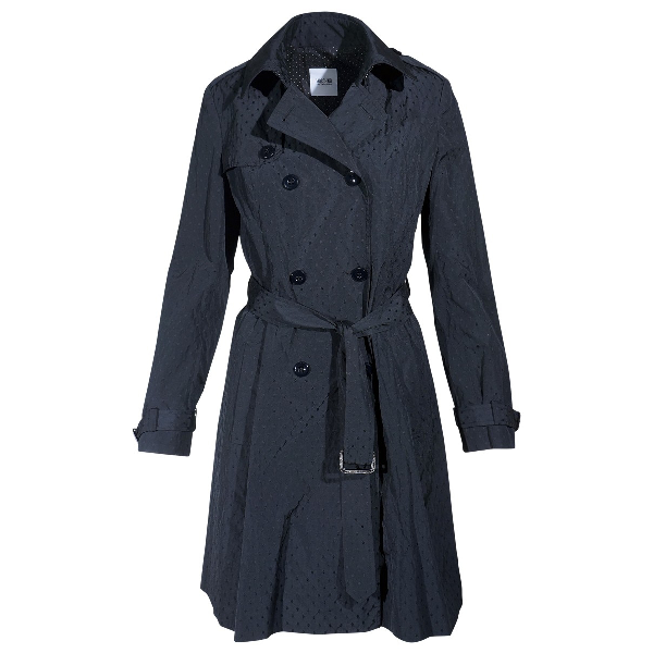 Pre-Owned Moschino Cheap And Chic Black Trench Coat | ModeSens