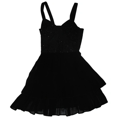 Pre-owned Philosophy Di Alberta Ferretti Mini Dress In Black