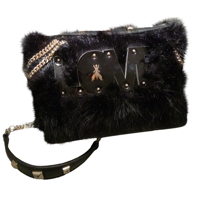 Pre-owned Patrizia Pepe Leather Handbag In Black