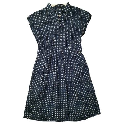 Pre-owned Woolrich N Blue Cotton Dress
