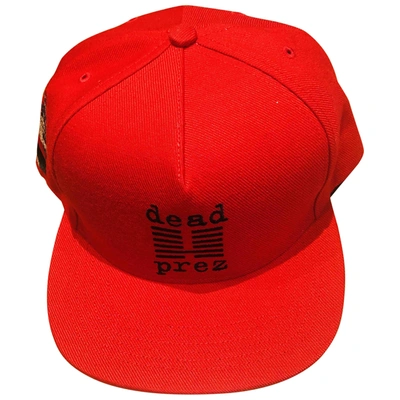 Pre-owned Supreme Hat In Red