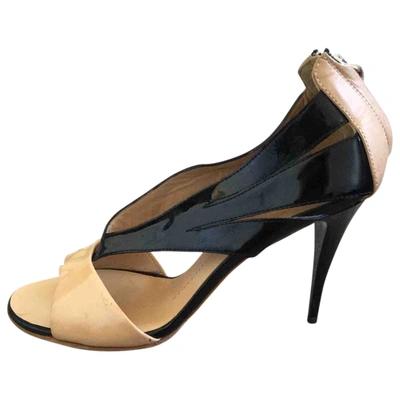 Pre-owned Giuseppe Zanotti Patent Leather Heels In Beige
