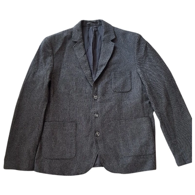 Pre-owned Samsoe & Samsoe Wool Vest In Grey
