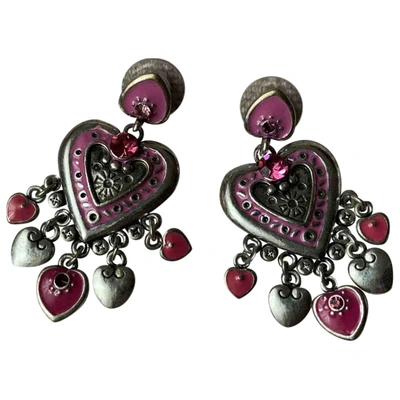 Pre-owned Reminiscence Earrings In Pink