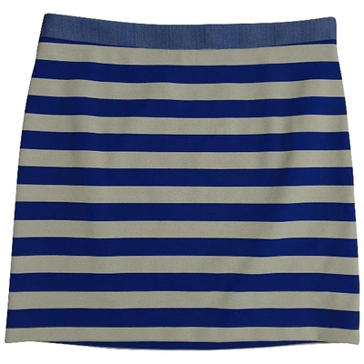 Pre-owned Patrizia Pepe Mini Skirt In Blue