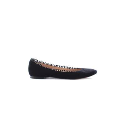 Pre-owned Chloé Ballet Flats In Black