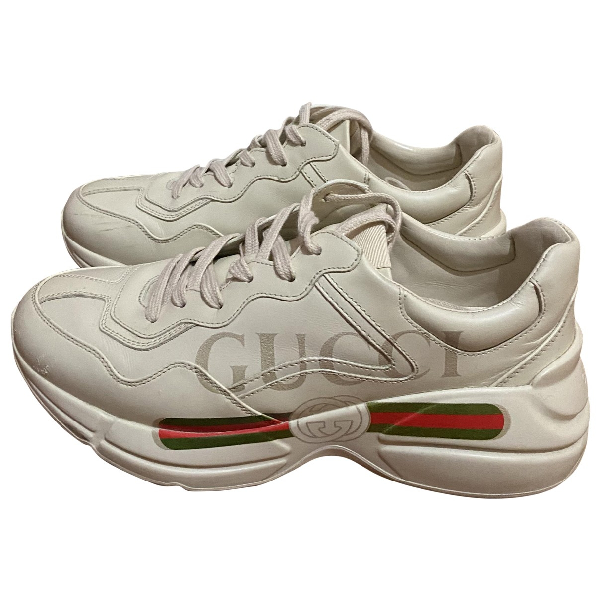 gucci rhyton trainers