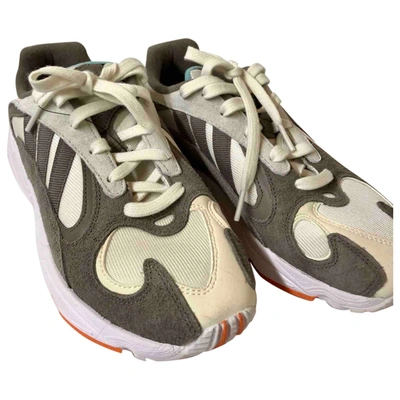 Pre-owned Adidas Originals Yung-1 Trainers In Grey