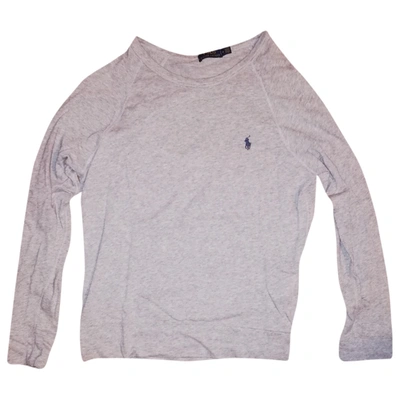 Pre-owned Polo Ralph Lauren Wool Pull In Grey