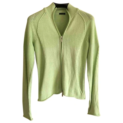 Pre-owned Cruciani Green Cotton Knitwear