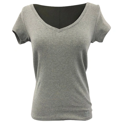 Pre-owned Kendall + Kylie Grey Cotton Top