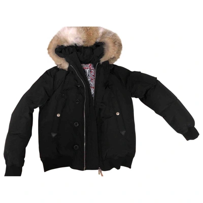 Pre-owned Dsquared2 Black Synthetic Coat