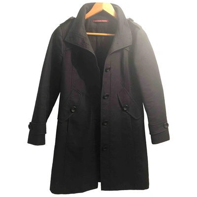 Pre-owned Comptoir Des Cotonniers Trench Coat In Navy