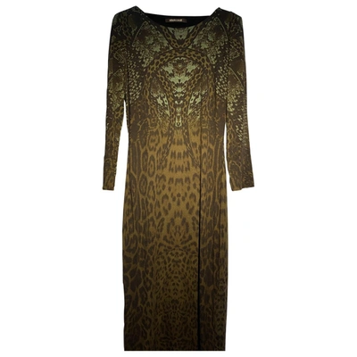 Pre-owned Roberto Cavalli Wool Mid-length Dress In Other