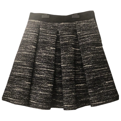 Pre-owned Proenza Schouler Wool Mini Skirt In Black