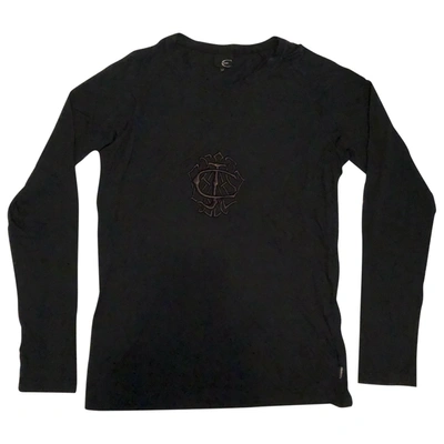 Pre-owned Roberto Cavalli Black Cotton T-shirt