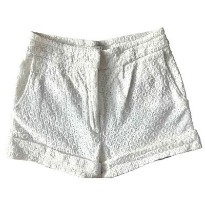 Pre-owned Claudie Pierlot White Cotton Shorts