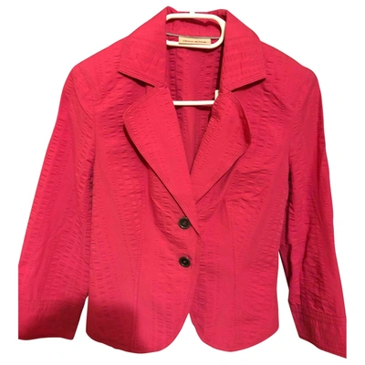Pre-owned Dkny Jacket In Pink