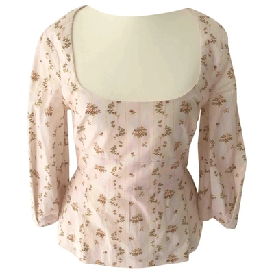 Pre-owned Brock Collection Blouse In Ecru