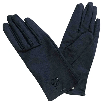 Pre-owned Blumarine Gloves In Blue