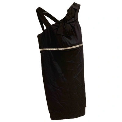 Pre-owned Chloé Silk Mini Dress In Black